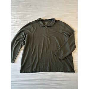 Orvis Pullover Mens 3XL Quarter Zip Classic Collection Performance Stretch Top